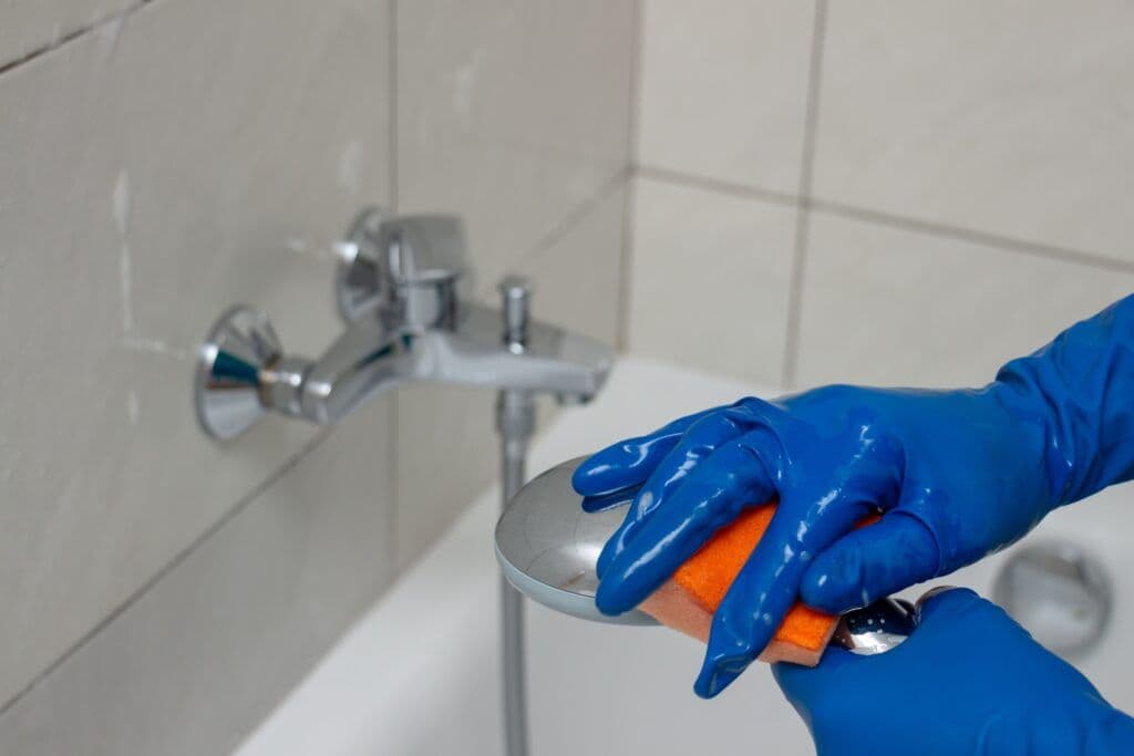 cleaning-shower-fixtures